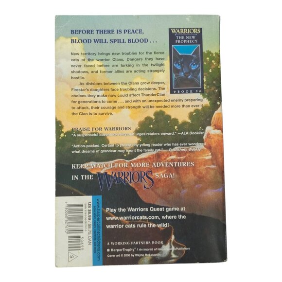 Warriors Erin Hunter Cats The New Prophecy Volumes 1 2 3 5 6 Paperback Lot Of 5 - Picture 12 of 14